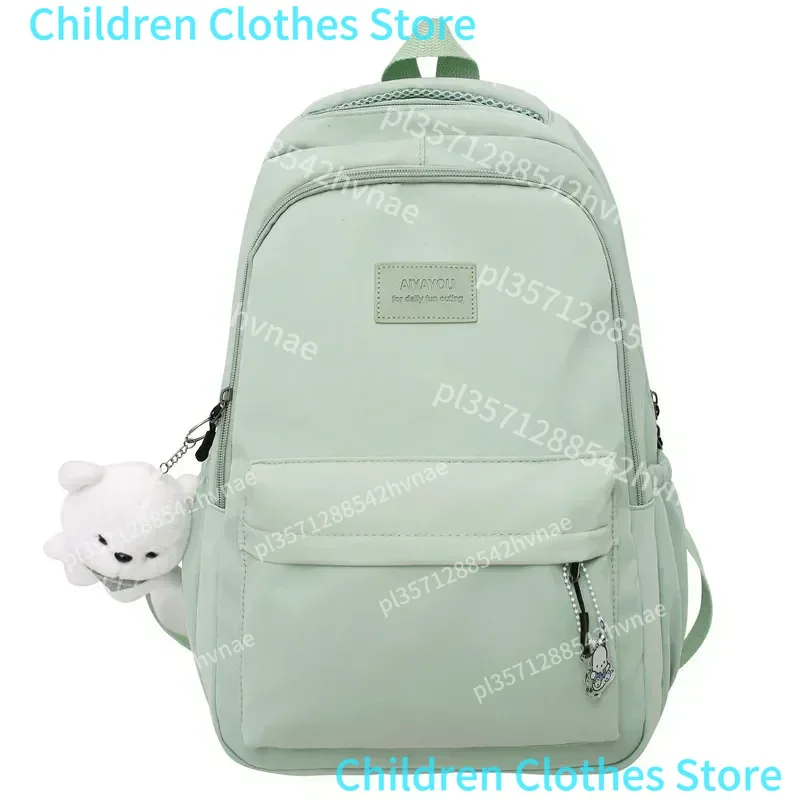 Nueva mochila universitaria impermeable de alta capacidad a la moda para mujer, mochilas escolares para ordenador portátil para chicas a la moda, bolsa de viaje para libros para chica bonita