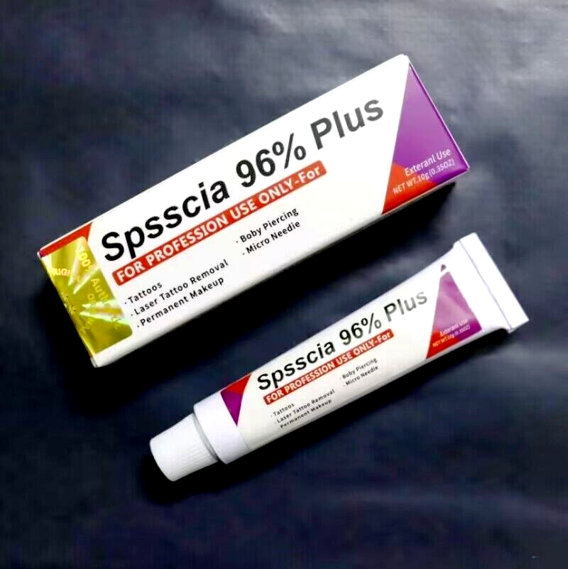 Nowy Spsscia 96% krem ​​do tatuażu przed makijażem permanentnym Microblading brwi usta 10g