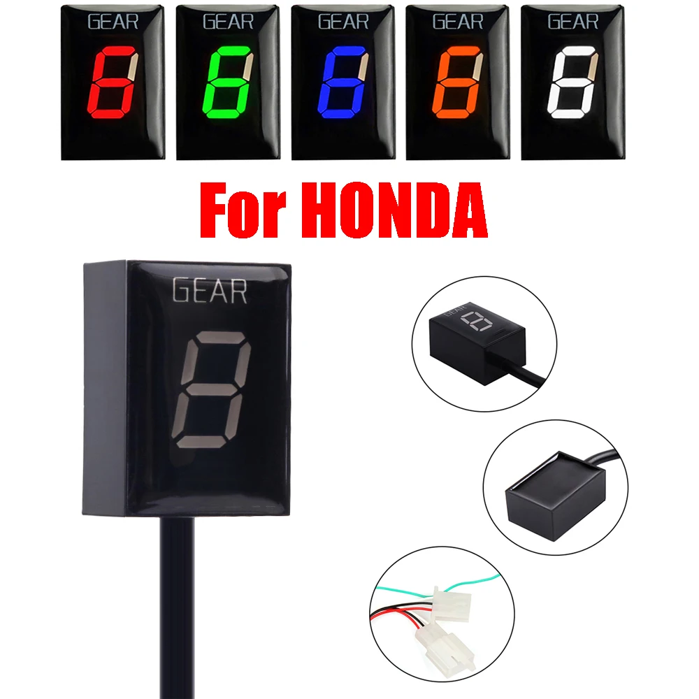 Индикатор шестерни для Honda Hornet CBR600 F F3 F4 F4i CB600F CBF600 VFR800 Fi CBR 900RR 919RR 929RR 954RR SHADOW 750 Дисплей шестерни