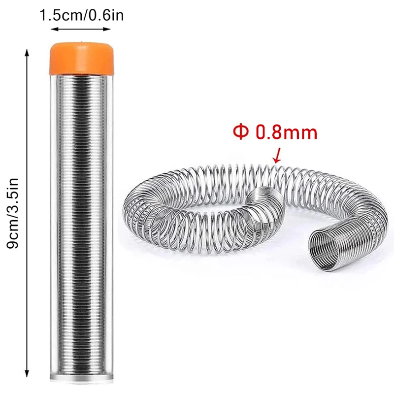 0.8 มม.แบบพกพาลวดบัดกรีปากกา DIY ดีบุกตะกั่ว Rosin Core SOLDER Wire FLUX สายเชื่อมสําหรับโทรศัพท์มือถือเครื่องมือซ่อมเครื่องมือ