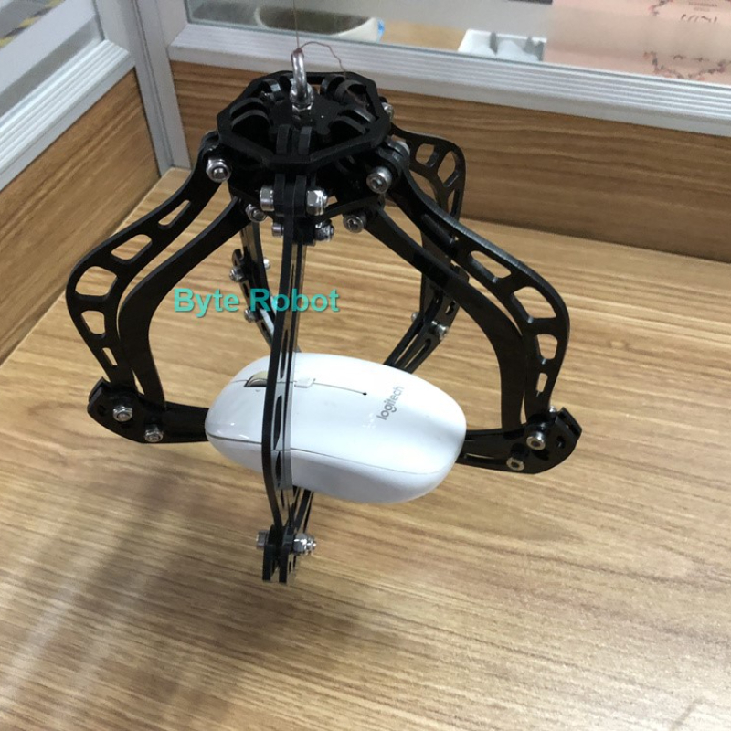 Acrylic or Stainless Steel Claw Manipulator Drone Mantis Claws Hook Gripper Automatic Grasping Set for Robotic Arm or Drone Claw