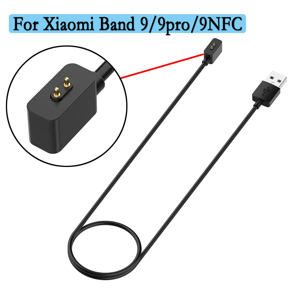 Зарядное устройство для Xiaomi Band 10/9/9 pro/9NFC USB-кабель для зарядки данных Зарядное устройство для умных часов Зарядка Адаптер питания Аксессуары