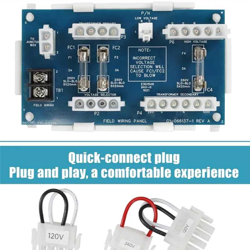 M01K FDXLFWP1930 For Hayward Universal H Series Pool Heater FD Field Wiring Panel Replacement Kit (From H150 To H500)