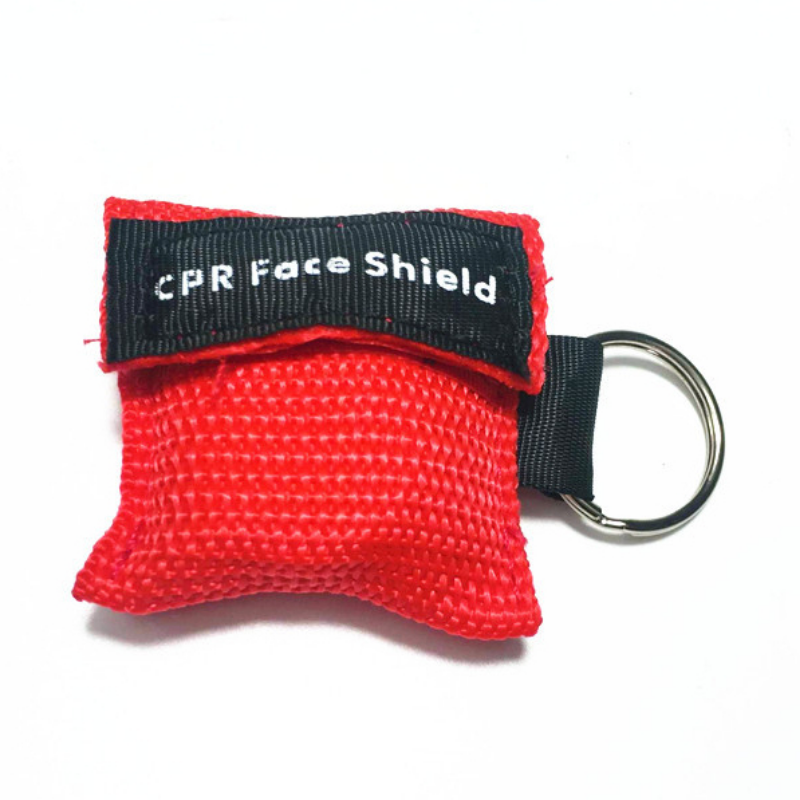 Bouclier facial CPR de Style porte-clés, masque à oxygène d'urgence Portable pour respiration artificielle, respirateur, Kit de premiers soins pour voyage en voiture, fournitures