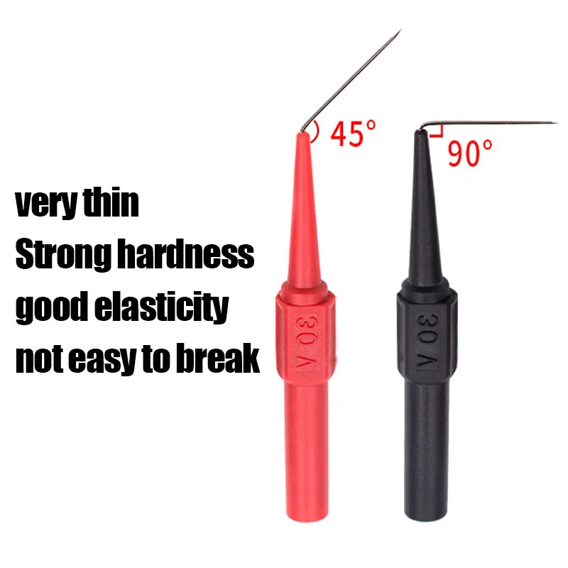 30V Đầu Tàu Thăm Dò Công Cụ Chẩn Đoán Tự Động Đồng Hồ Đo Vạn Năng Thử Dẫn Extention Lưng Kim Xỏ Mũi Tàu Thăm Dò Dụng Cụ Cơ Khí