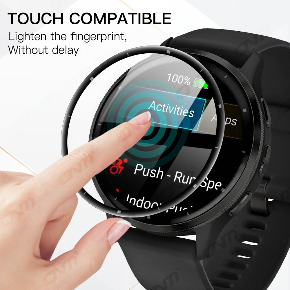 20D Screen Protector for Garmin Venu 3 3S Flexible Soft Protective Film for Garmin Venu 3 Full Coverage Film Not Glass