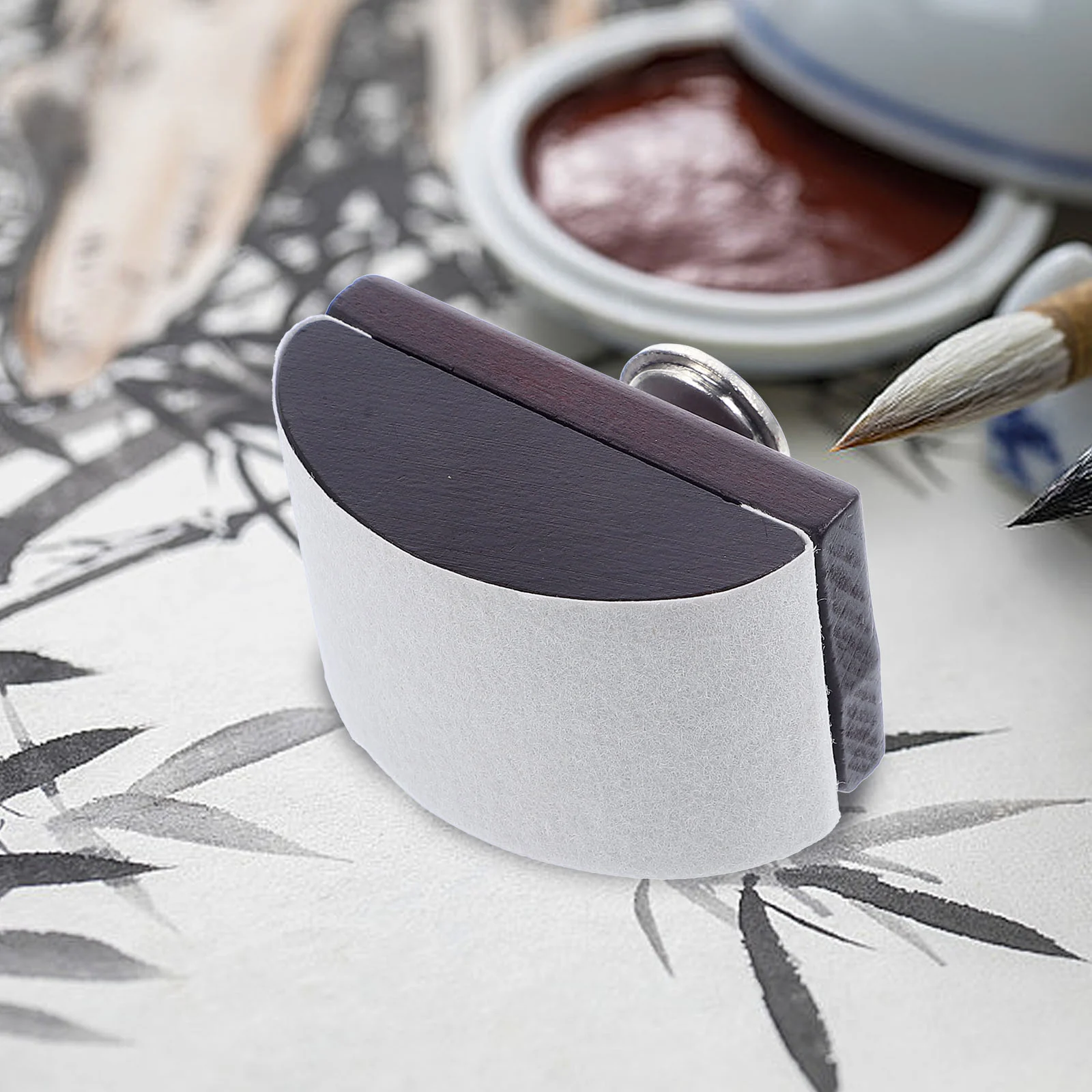 Rocker Ink Absorber Blotting เครื่องมือสําหรับปากกาน้ําพุกระดาษที่มีประโยชน์ Blotter การประดิษฐ์ตัวอักษรไม้ Quick Drying