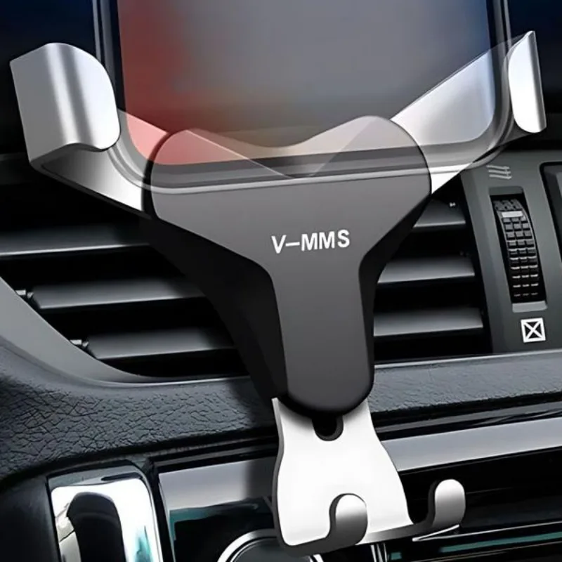 Soporte de gravedad para coche, soporte de Clip de montaje para salida de aire automática, soporte para celular sin GPS magnético, soporte para teléfono móvil para IPhone 15 Xiaomi Samsung