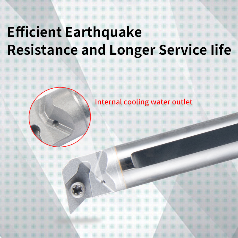 Nội Bộ CoolingTungsten Dao Cắt Bằng Thép Thanh C10K/12M/16Q -SDUCR/SDQCR Lỗ Trong Dụng Cụ Xoay DCMT carbide Lưỡi Dao Tiện Dụng Cụ