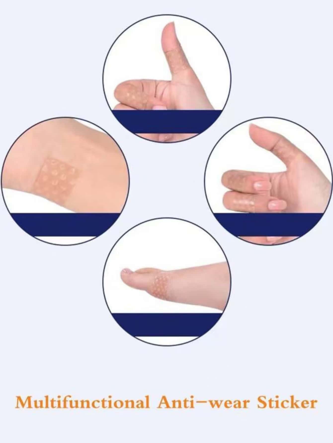 Silicone Gel Heel Stickers Heel Protector Biomimetic Anti Pain Relief Foot Care Products Multifunctional Invisible Heel Inserts