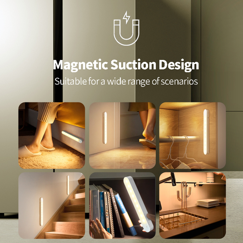 Magnetic Dimming LED Desk Lamp with USB Rechargeable Adjustable Brightness Portable for Office Bedroom Study Computer Use