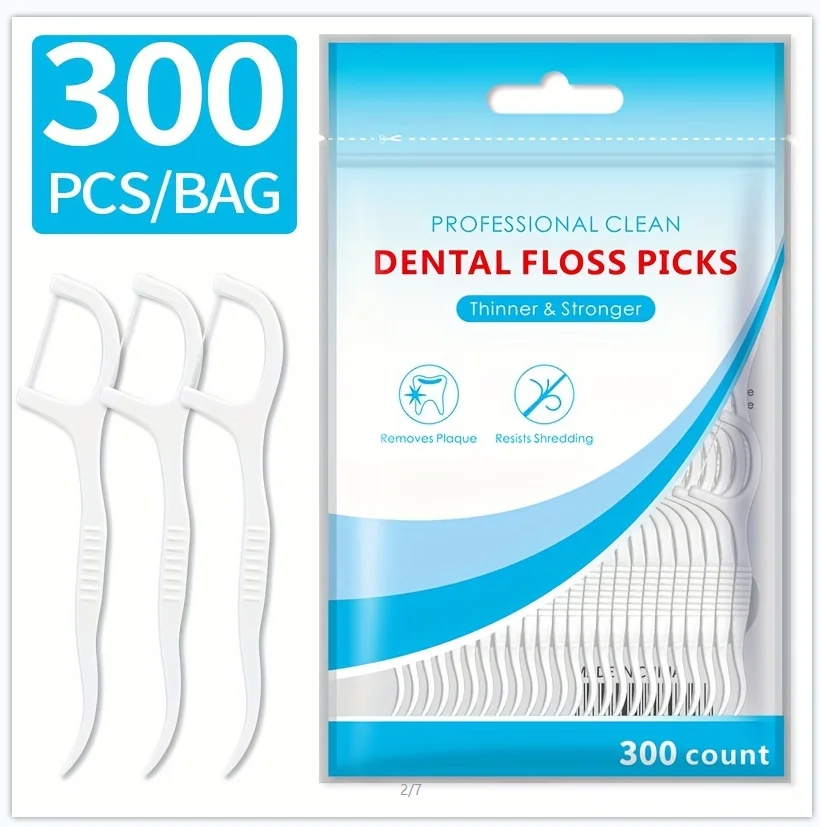 30/50/100/300/600PCS ultra-fine disposable smooth dental floss, household toothpick