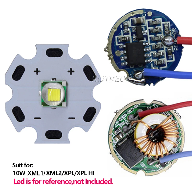 12V LED 懐中電灯ドライバ 3 ワット 5 ワット 10 ワット定電流ドライバ DC1.2V 3.6V 4.2V DIY XPE2 3 ワット 5 ワット 10 ワット 18 ワット XPE 5050 T6 電源