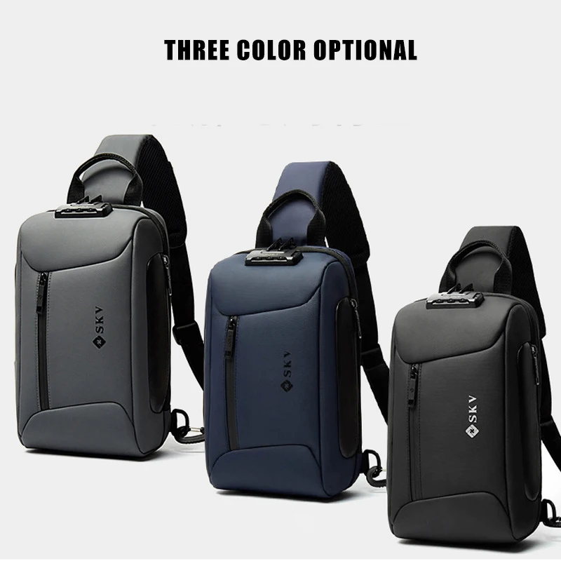 Bolsa de ombro multifuncional para homens, impermeável, viagem curta, esporte masculino, corrida, pacote mensageiro, anti-roubo, designer de crossbody
