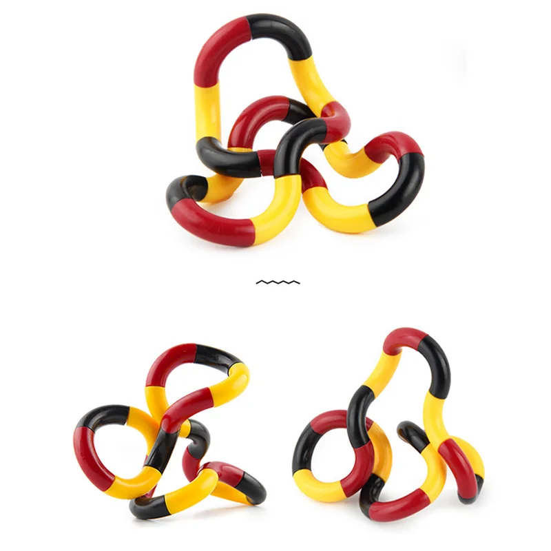 Fidget Spinner Chain ของเล่นบิดวงกลมของเล่นผู้ใหญ่ Antistress Spinner ของเล่นเด็กความเครียดบรรเทา DIY Chain ออทิสติกของขวัญ