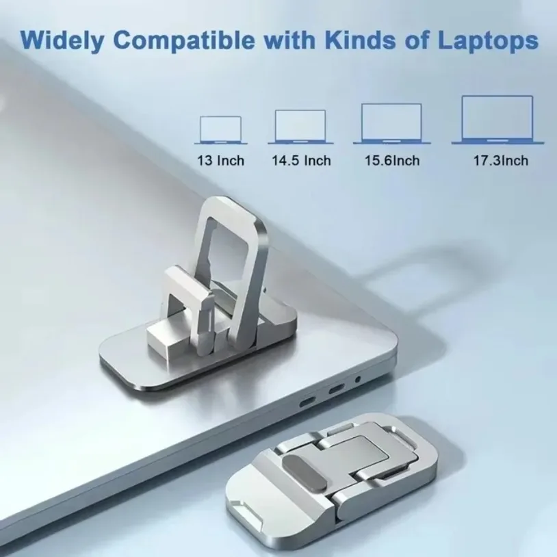 2 unids/set ángulos ajustables plegable escritorio Invisible portátil Mini portátil aleación soporte elevador para portátil portátil