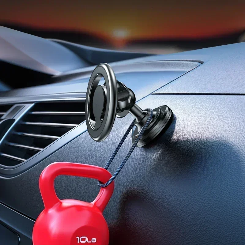 360 ° 회전식 자기 자동차 전화 홀더 계기판 공기 콘센트 GPS 전화 스탠드 마운트 아이폰 16-12 삼성 S24 Xiaomi 15