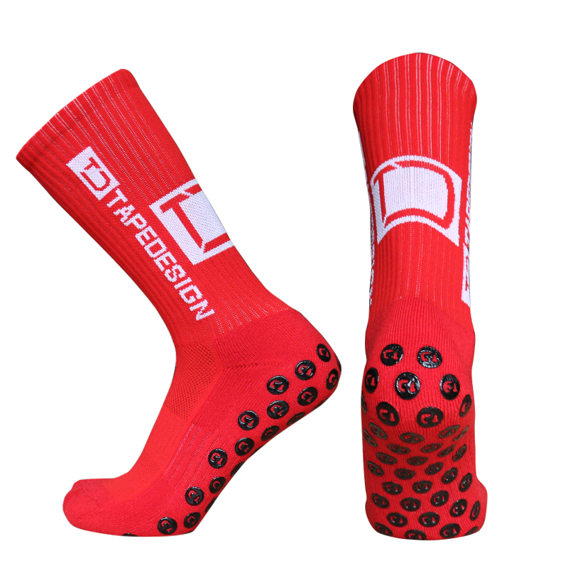 tapedesign football socks Round Silicone Suction Cup Grip Anti Slip Soccer Socks Sports Men Women Baseball Rugby Sock