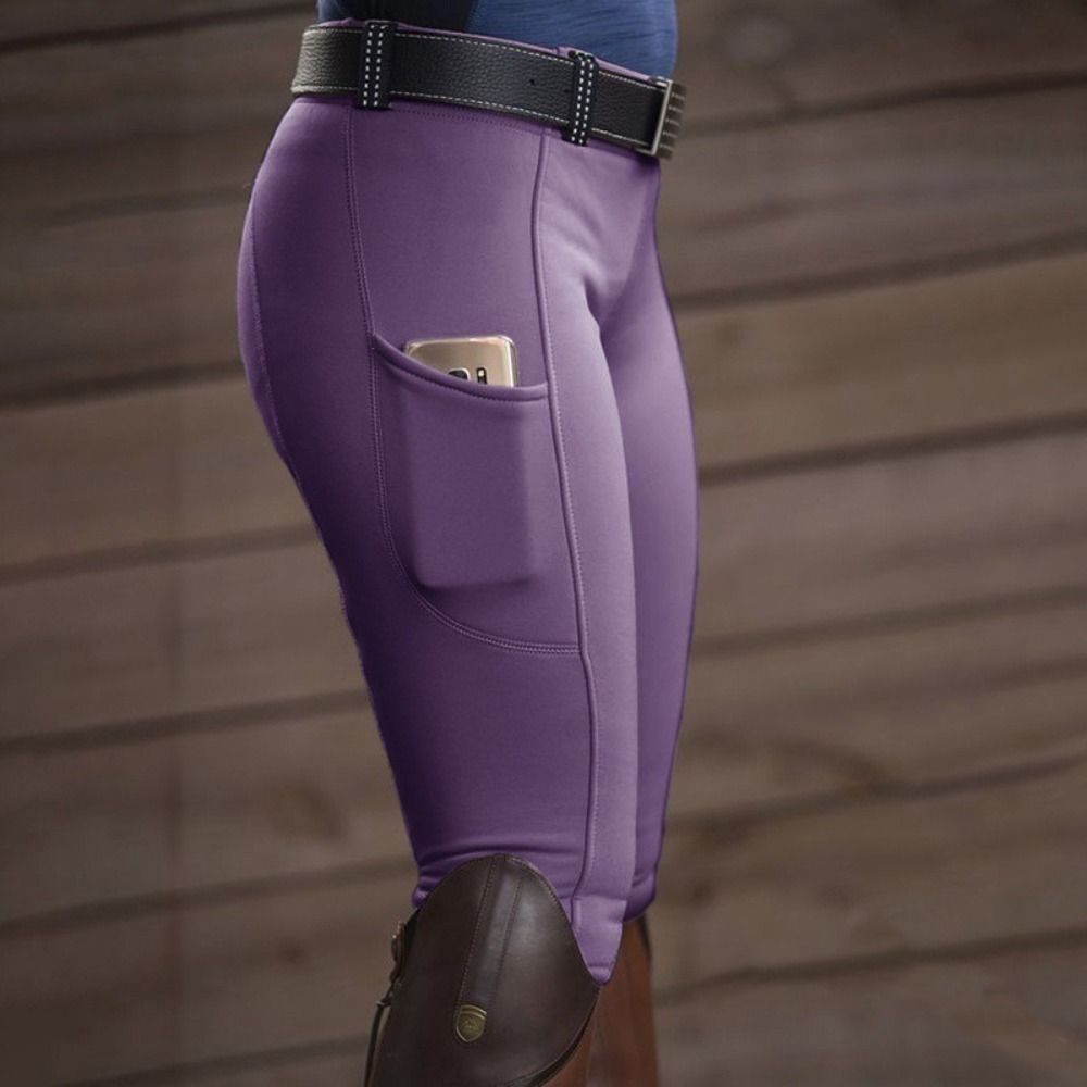 Pantalon équestre anti-boulochage, collants d'équitation élastiques minces, lifting des hanches, course de chevaux, fjskinny, cyclisme, mode