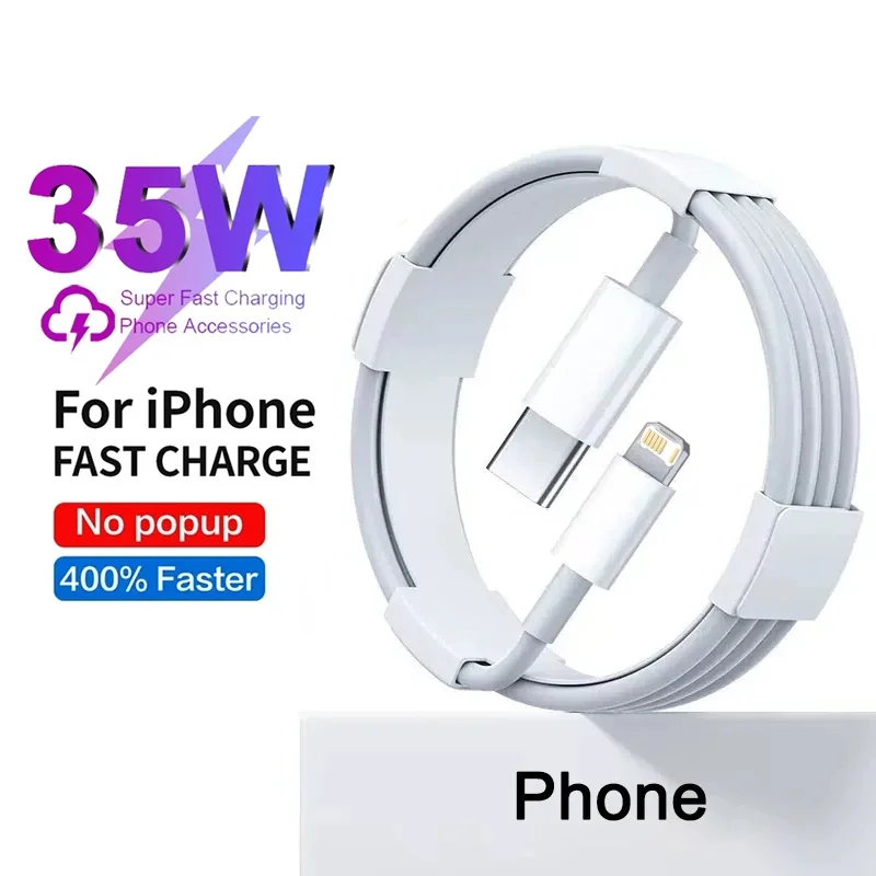 Per PD 35W Caricatore rapido rapido USB tipo C per iPhone 15 14 13 12 11 Pro Max Mini Plus XR XS Cavo dati di ricarica Accessori