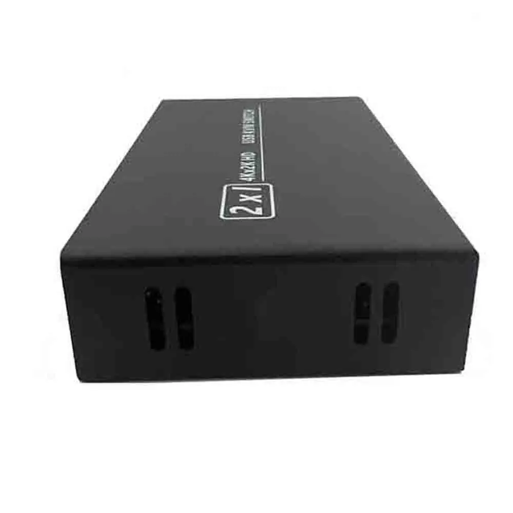 4K*2K KVM 2-in-1 HDMI-compatible/USB KVM Switch Support HD 2 Hosts Share 1 Monitor/Keyboard& Mouse Set Printer Video Display