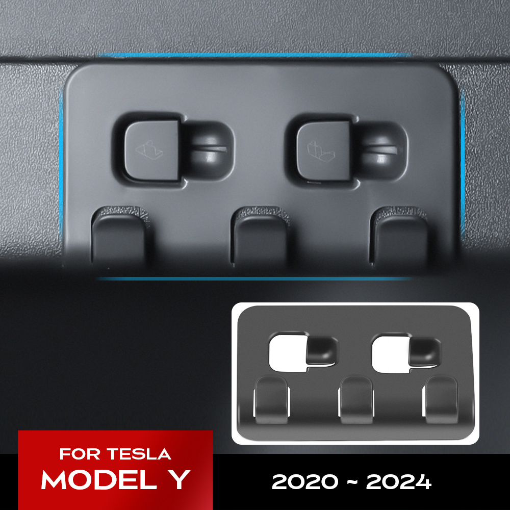 Rear Trunk Seat Button Hook for Model Y 2020 2021 2022 2023 2024 Tesla Cargo Grocery Shopping Bag Holder Umbrella Hanger Storage