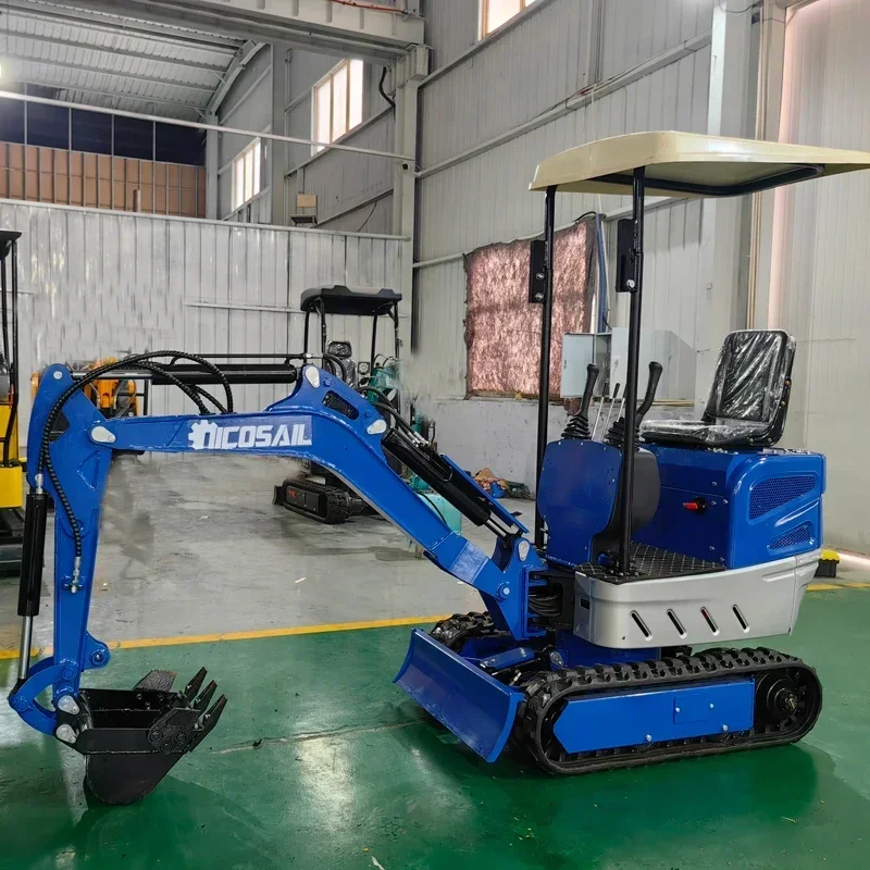 Miniexcavadora NKS personalizada de 1,2 T, equipo agrícola barato para motocicletas, miniexcavadora, retroexcavadora