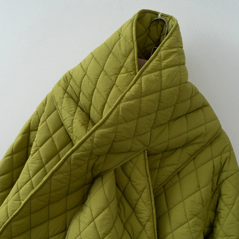 Mulheres outono inverno cachecol jaqueta parka quente