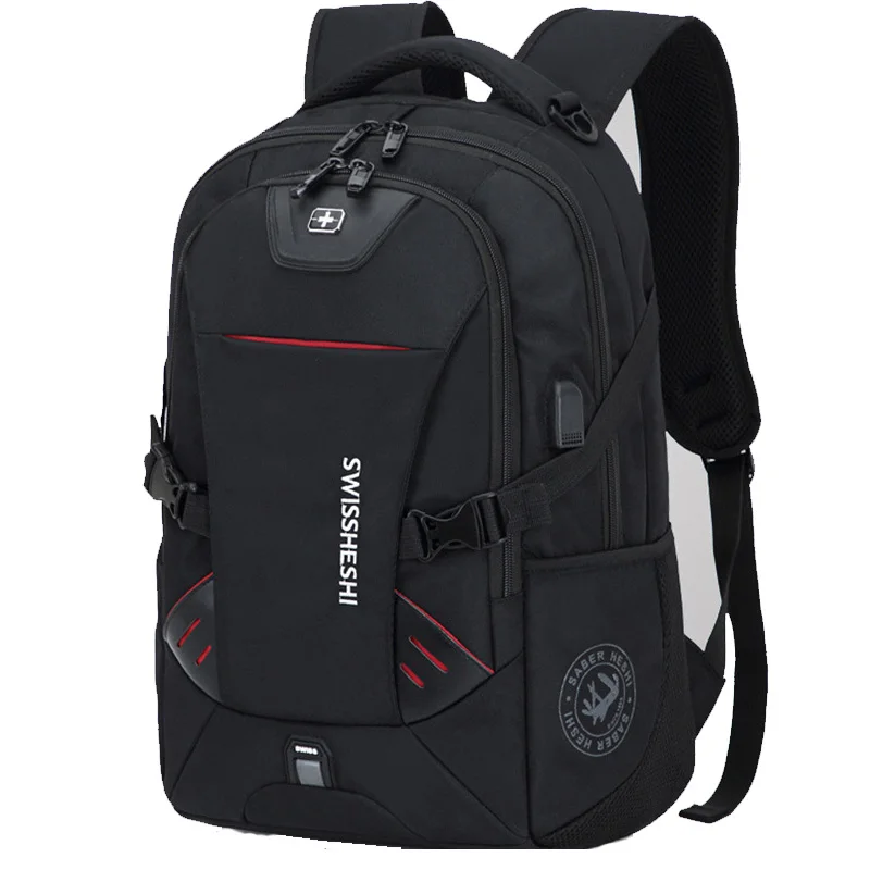 Hommes multifonction USB charge mode affaires décontracté voyage antivol étanche 17 pouces sac à dos pour ordinateur portable sac d'école