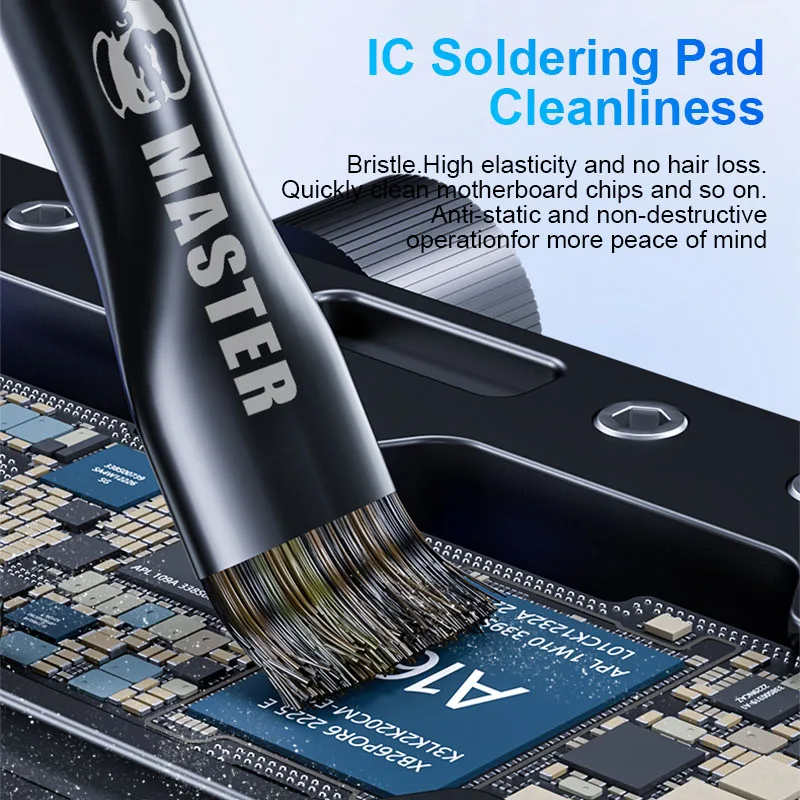 MECHANIC Tragbare Doppel/Einzel Kopf Kleber Entfernung Pinsel Handy Motherboard CPU IC Pad Reinigung Polieren Werkzeug