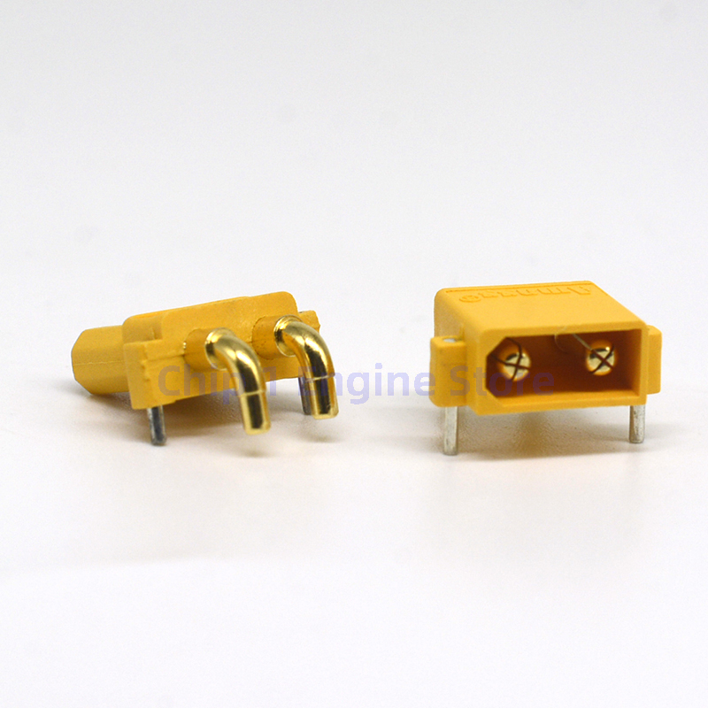 10PCS 5 Paar XT30PW ESC Motor printplaat plug Banaan Gouden XT30 Upgrade Haakse Plug Connector voor RC modus Batterij Oplader