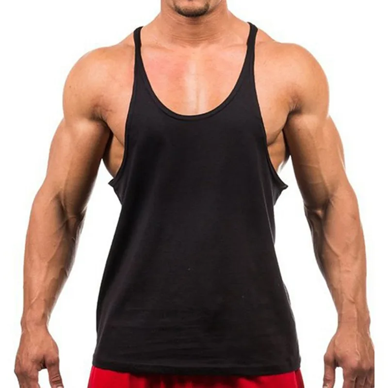 Camiseta de algodón sin mangas para hombre, chaleco para correr, gimnasio, entrenamiento, culturismo, nuevo estilo