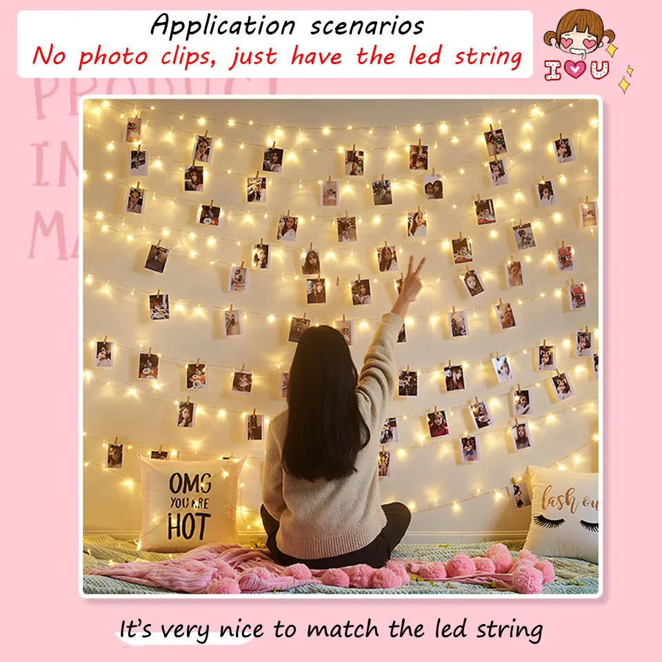 Fairy Light String Led Copper Wire String Light 1/2/3/5/10M Battery Powered For Bedroom Garden Party Wedding Flower Decoration