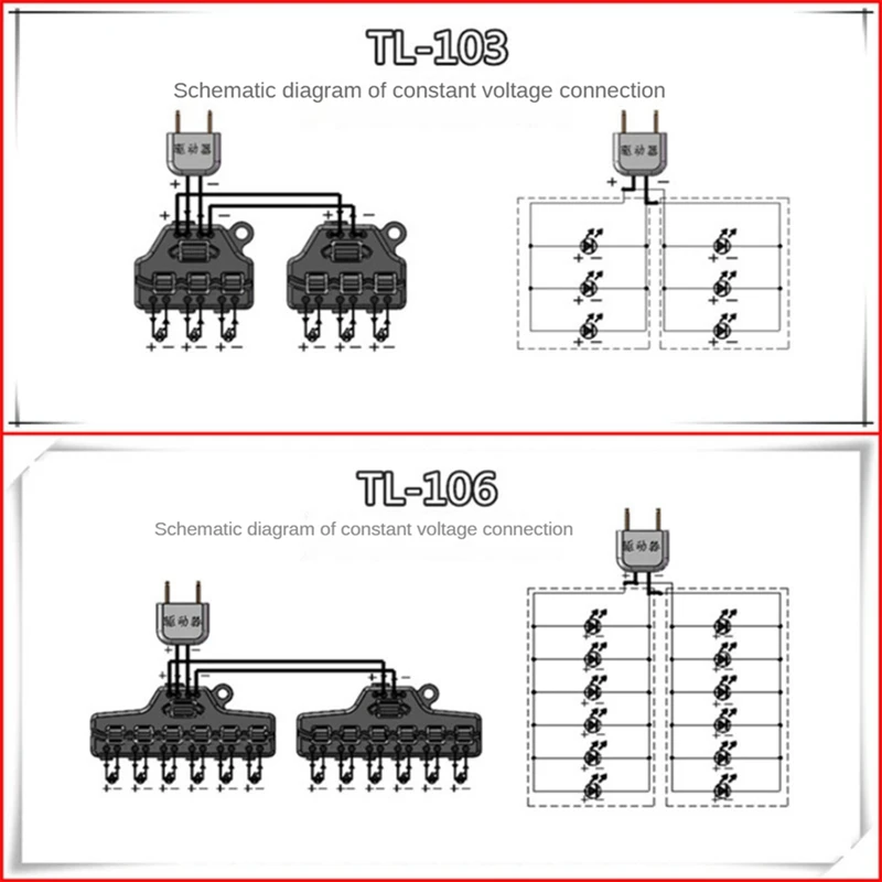 6 Ports Quick Splitter Quick Connect Out Line Splitter Lighting LED Strip Model Lghts Railway Layout