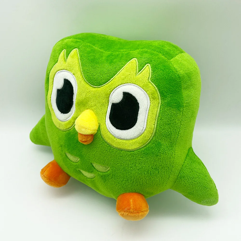 Belle peluche Duo verte duo le hibou, jouet en peluche de dessin animé, Animal en peluche doux, poupées en peluche, cadeau d'anniversaire pour enfants