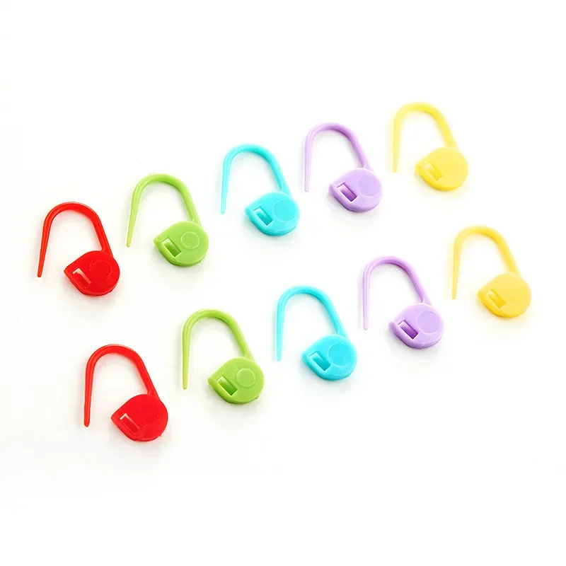 50/200 PCS พลาสติกที่มีสีสันถักเครื่องมือ MINI เรซิ่นคลิป Pins Locking Stitch Markers โครเชต์เย็บเข็มคลิปตะขอสําหรับเสื้อกันหนาว