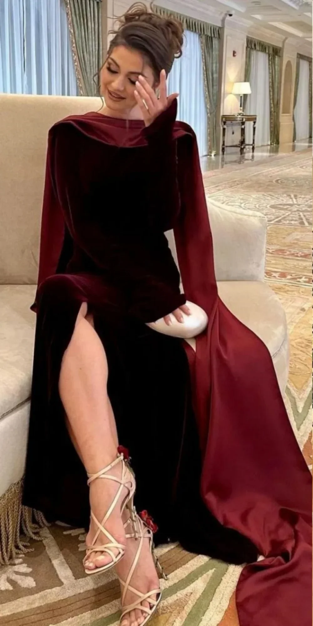 Customized  Exquisite Asymmetrical One-Shoulder Mermaid Evening Gown Beading Hugging S Customized  Saudi Arabia