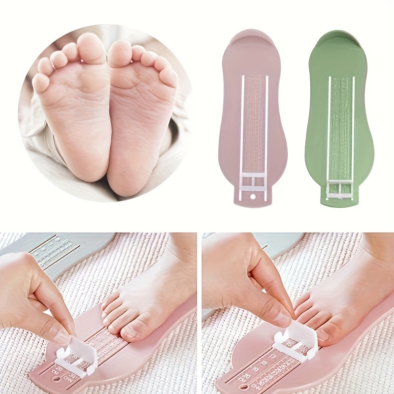 1pc-아기 발 눈금자 어린이 발 길이 측정 장치 어린이 신발 계산기 어린이 유아 신발 피팅 게이지 도구