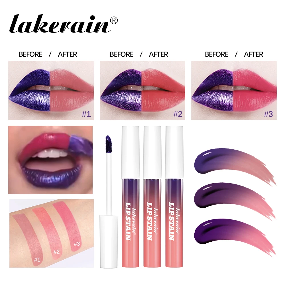 Set di lucidalabbra staccabili e stick Tazza antiaderente impermeabile a lunga durata Lucidalabbra rosa Lucidalabbra naturale resistente al trasferimento per le donne