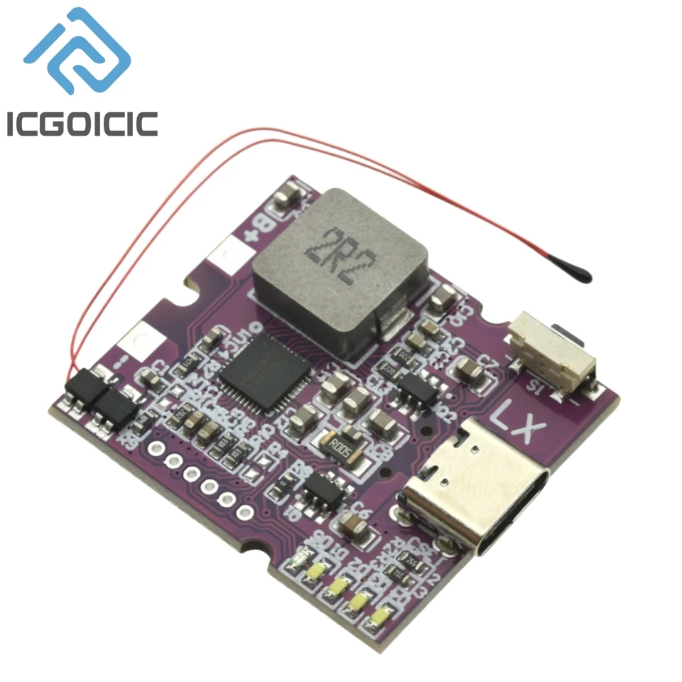 22.5W Power Bank Bidirectional Fast Charging Mobile Power Bank Module for Lithium Battery Charger Board Supports QC4+