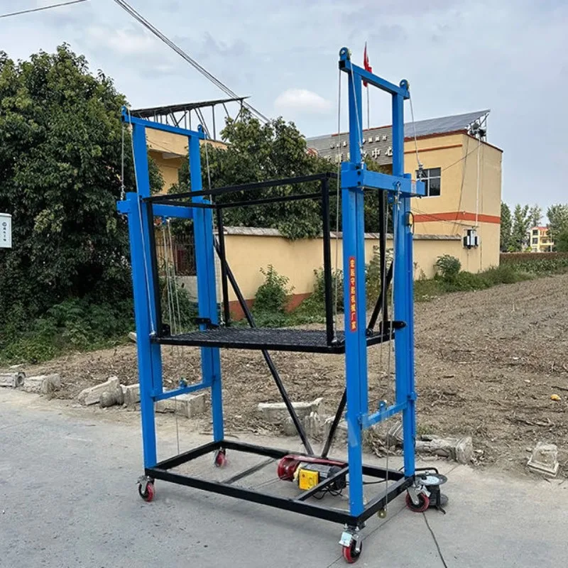 Customizable Electric Scaffolding Remote control Safety Lifting platform Home use Building decoration Folding Automatic
