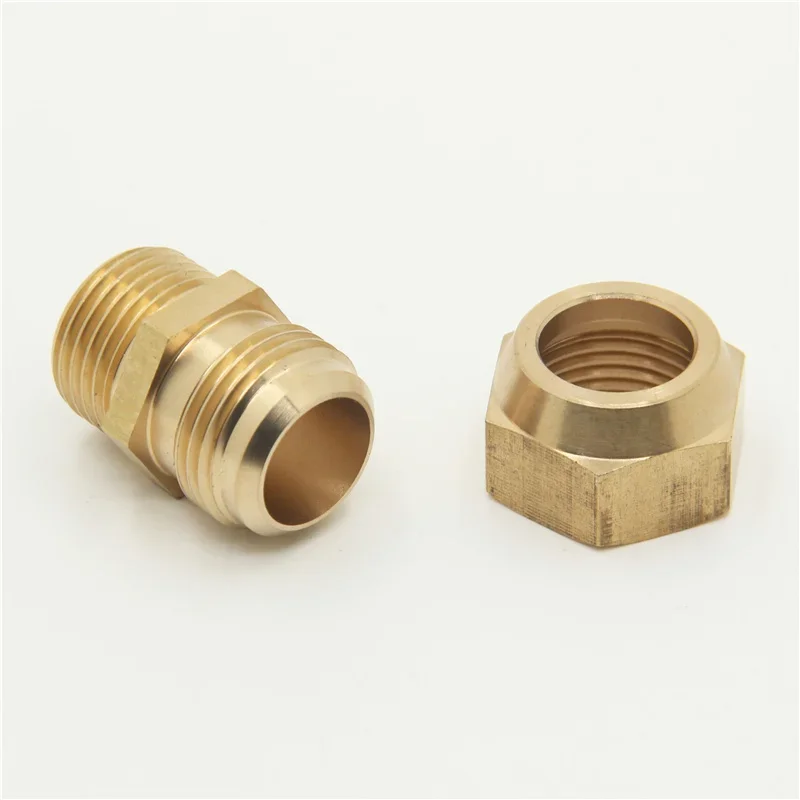 Accesorios para tuberías de cobre, 1 / 8 ", 1/4", 3 / 8 ", 1/2", Rosca externa 6 mm, 8 mm, 10 mm, 12 mm, Accesorios para tuberías de aire acondicionado