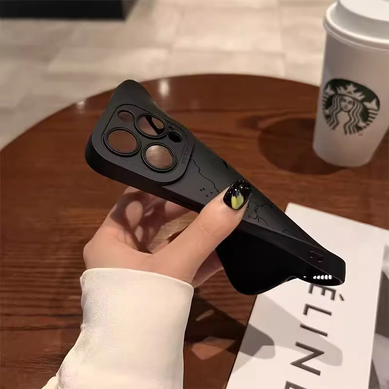 Travel-nspired Airplane Route Desian Phone Case For iPhone 15 14 13 12 11 16 Pro Max Mini 16E 7 8 Plus X XR XS SE2 Soft Cover