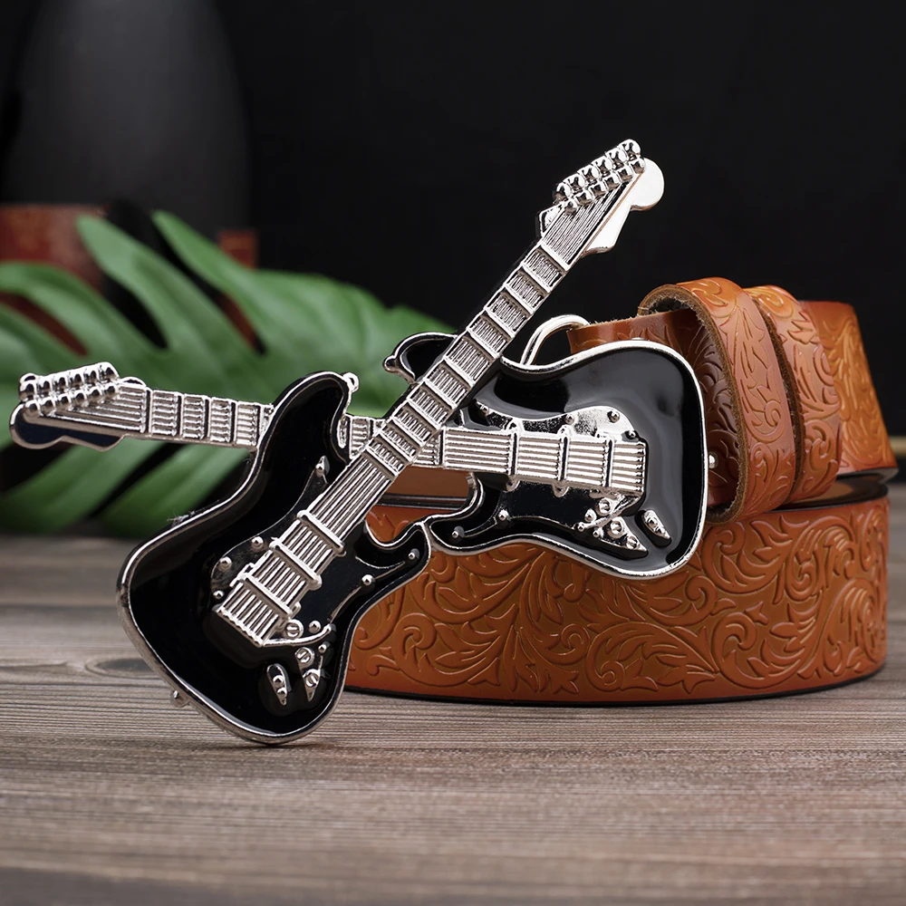 Hợp Kim Kẽm Đôi Đàn Guitar Lưng Rộng 4Cm