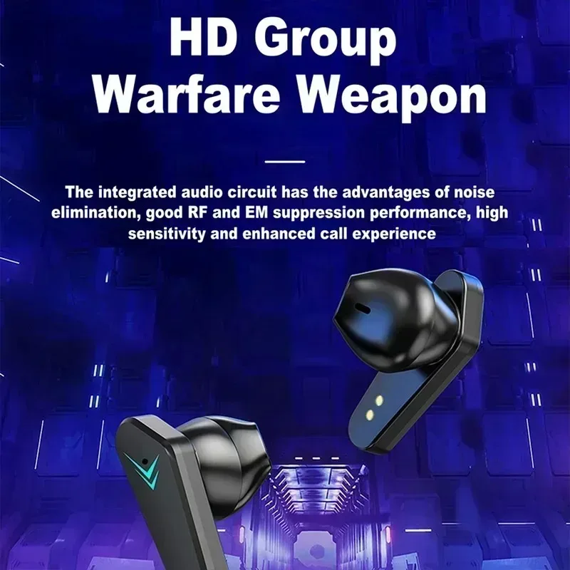NUOVI X15 TWS Auricolari Bluetooth Wireless Gamer Cuffie 65ms Auricolari a bassa latenza Fone Auricolare Gamer con microfono Vivavoce