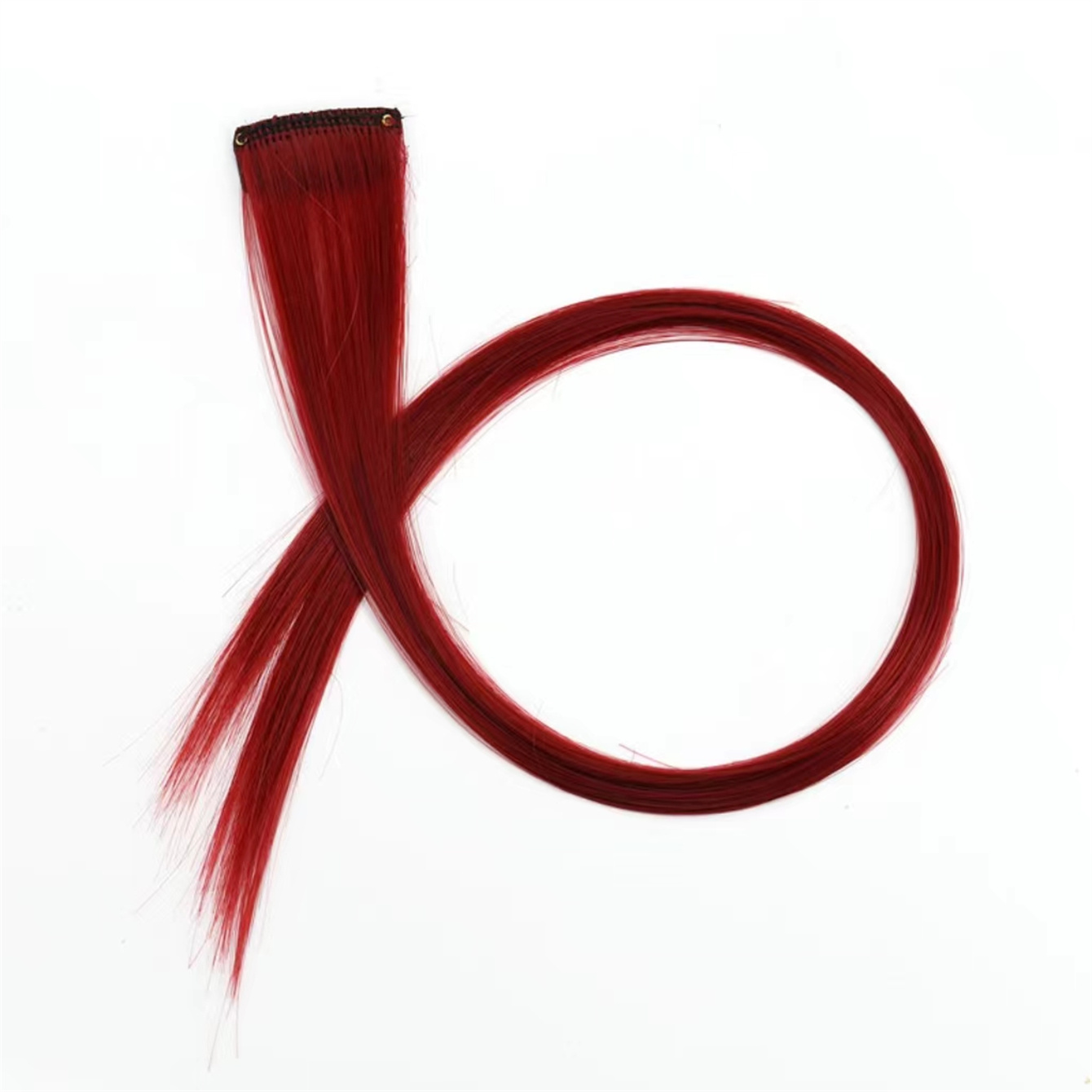 5 stks/set Lang Steil Haar In Extensions Synthetische Clip In Hair Extensions voor Vrouwen Halloween Kerstfeest Cosplay