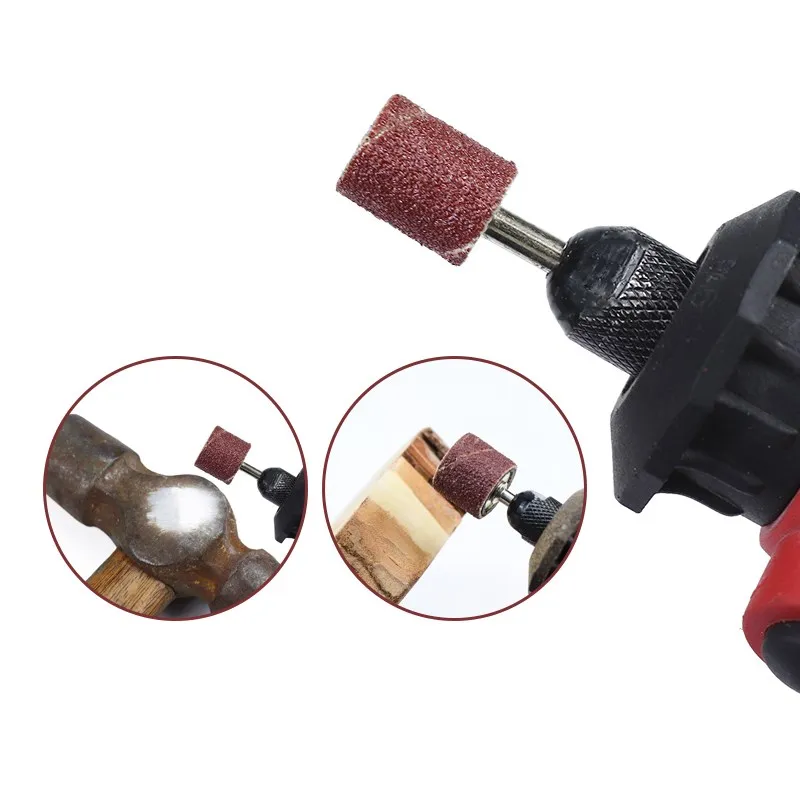 XCAN Chà Nhám Trống Bộ 252 Chiếc 80 Nhám Với 2.35/3.175 Chà Nhám Ban Nhạc Mandrel Dremel Rotary Dụng Cụ đánh Bóng