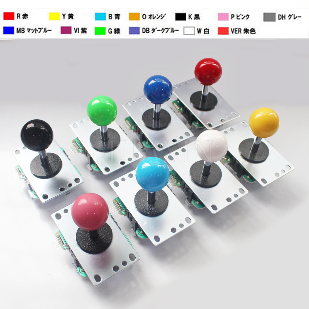 Joystick Sanwa Original japonés JLF TP 8YT, balancín de lucha con Topball, cable de 5 pines, Jamma Arcade, juego expendedor de PC, PS3, XBOX, Kit DIY