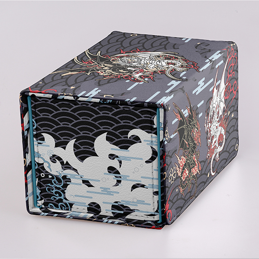 ブルーアイドホワイトドラゴン、デッキボックス100+サイドインサート磁気引き出しボックス、デッキボックスにはレザー2ダイス3個が付属クリスマスギフト