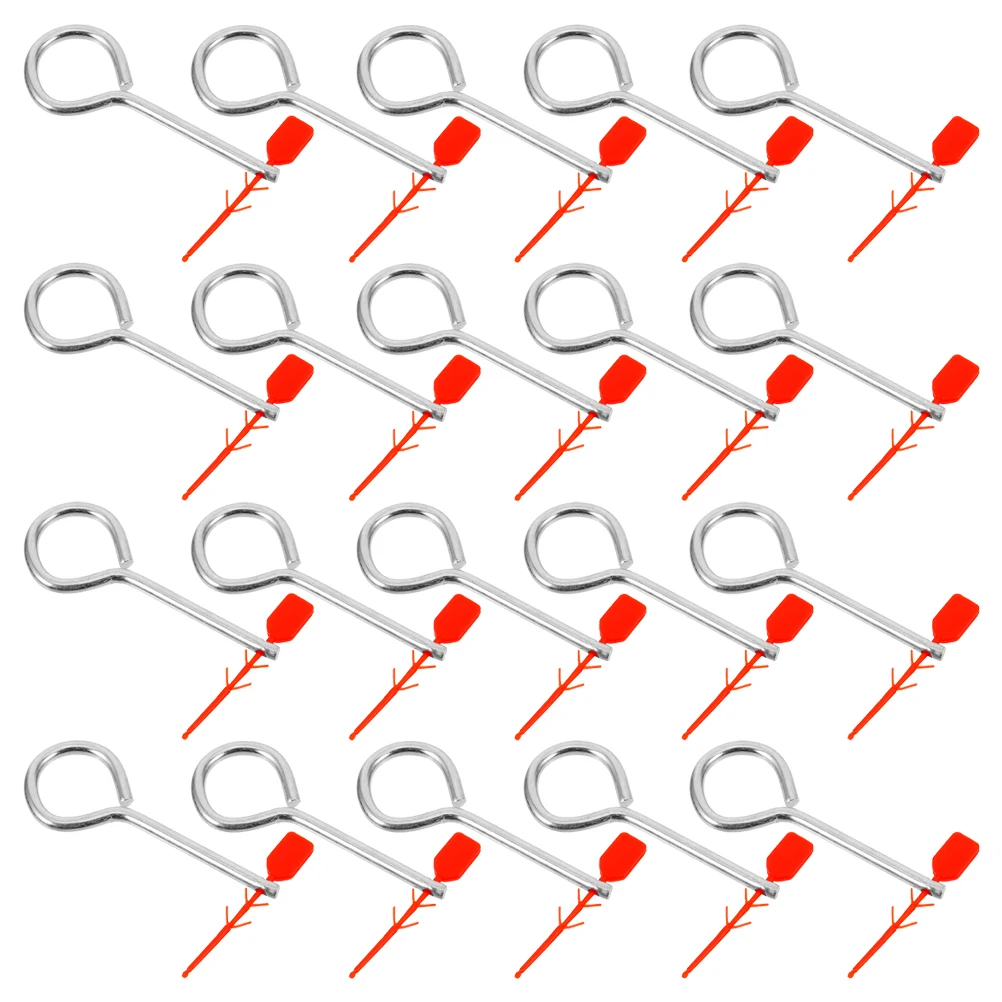 50 set Fire Extinguisher Pin Set Replacement Safety Seals Iron Latch Components Parts Lock Home Office Use Handheld Fire